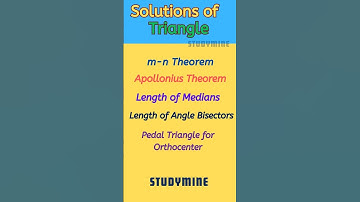 SOT : m-n Theorem #shorts #solutionsoftriangle