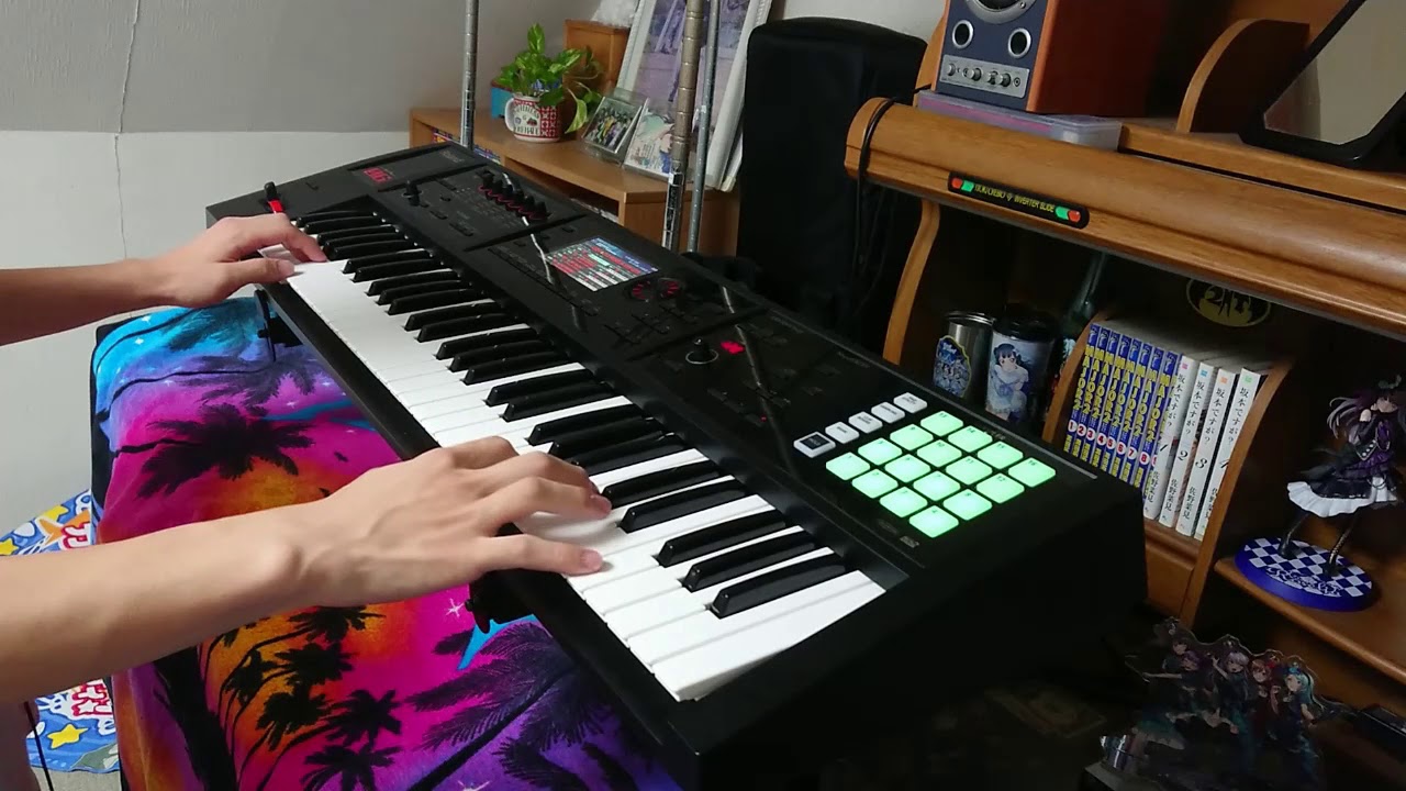 【バンドリ！】R (full ver.)のキーボードを弾いてみた