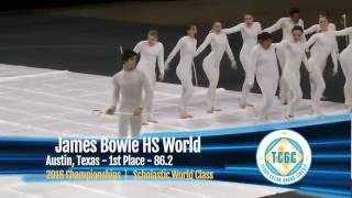 2016 TCGC Winter Guard Championships at Reed Arena