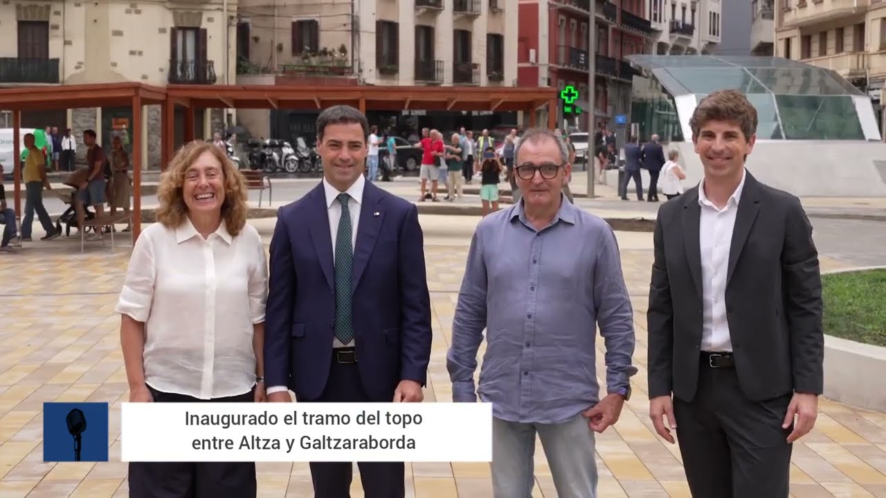 Eusko Jaurlaritzak garraio jasangarriaren aldeko apustua egin du Altza eta Galtzaraborda arteko Topoaren linean trenbidea bikoiztuta