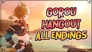 Gorou Hangout Event All 5 Endings |Quick Guide| Genshin Impact