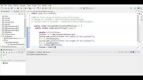 Java Program To Find Volume And Surface Area Of Cylinder