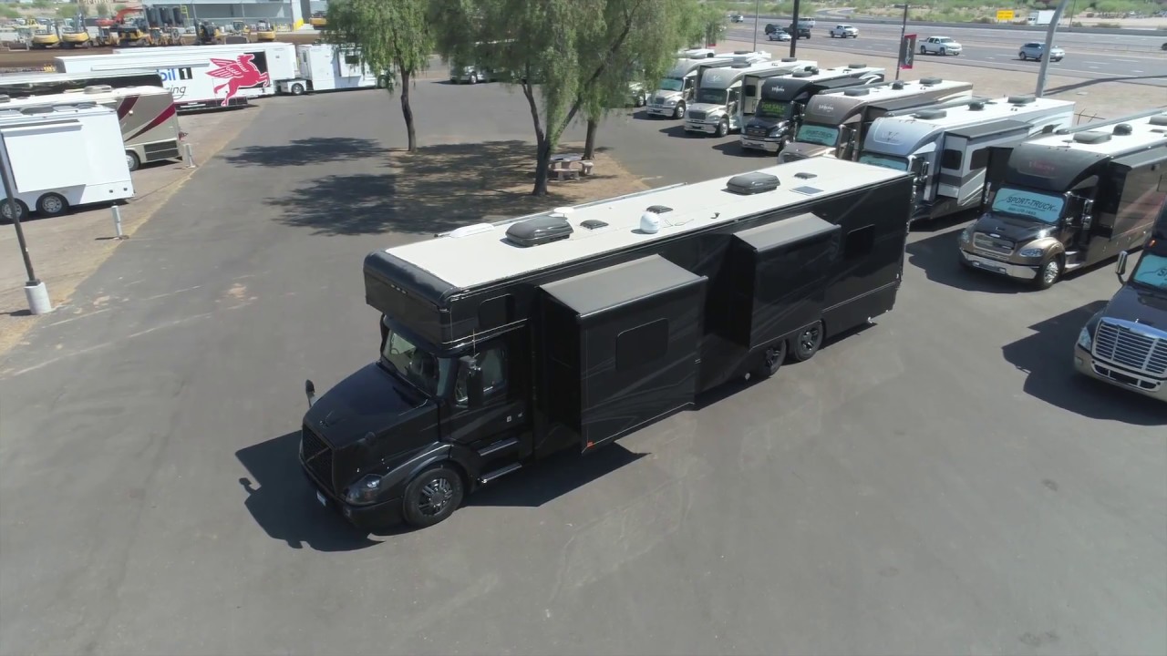 2018 Haulmark 45 MG Garage Unit Toy Hauler Super C Motorhome. For Sale