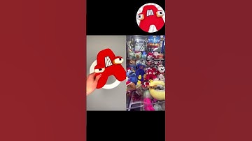 A From Alphabet Lore STUCK IN CLAW MACHINE... 😨😂 #shorts #alphabetlore