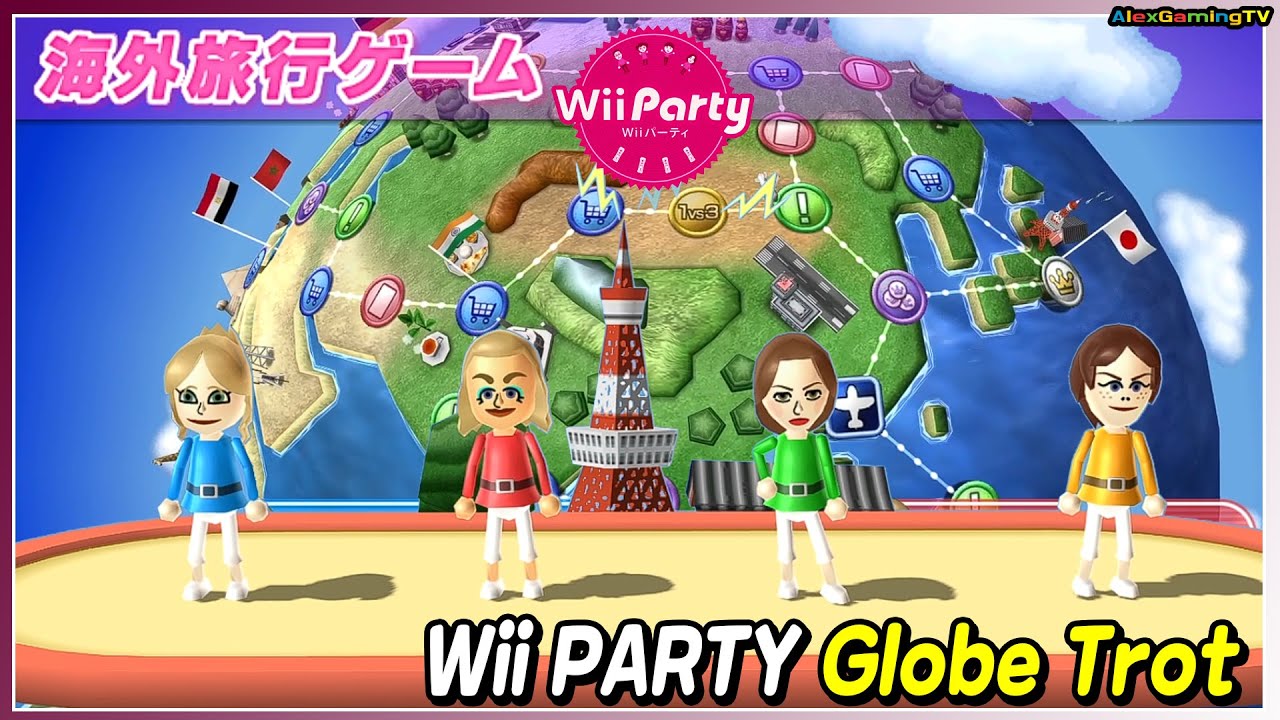 Wiiパーティー 海外旅行ゲーム (Wii Party, Globe Trot, Advanced com) Player Betty | AlexGamingTV