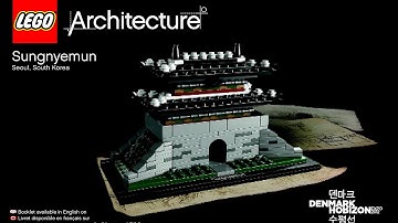 LEGO Architecture 21016 Sungnyemun Instructions DIY