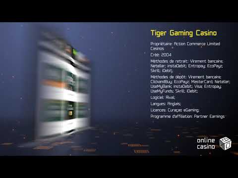 Les secrets du jeu dans le casino TigerGamingCasino: revue du portail CasinoEnligneBOX.com