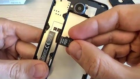 Microsoft Lumia 650 - How to Insert SIM card and memory card