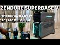 Zendure superbase v 46kwh expandable home battery 120v240v 3800w ac output lifepo4 battery