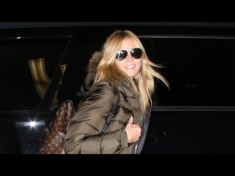 Heidi Klum Flies Off To New York The Day After Thanksgiving Family Time