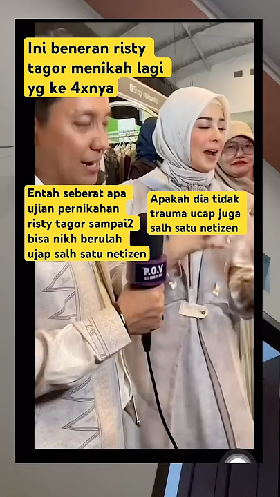 Risty Tagor's 4th wedding #ristytagor #nagita #aurelhermasyah #rafiahmad #artist #atta