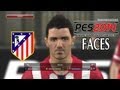 Pro Evolution Soccer 2014 PES 2014 Atletico Madrid Player Faces 