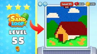 🏖️ Sand Loop Level 55 | Complete Walkthrough & Solutions!