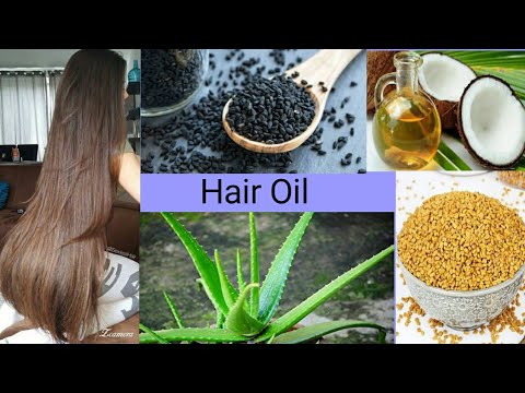 Kalonji meethi Dana alover coconut hair oil fast hair growth oil - YouTube