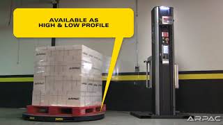 PRO ELITE Low Profile Wrap N Weigh Semi Automatic Pallet Stretch Wrapper