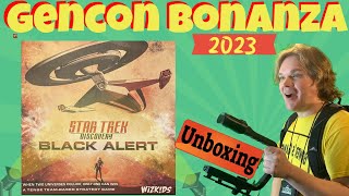 Star Trek Discovery Black Alert Gen Con 2023 Hot Game Unboxing
