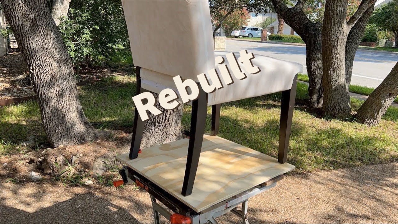 Rebuilding a Sagging Henriksdal Dining Chair YouTube