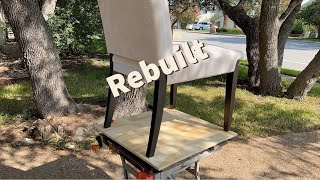 Rebuilding A Sagging Henriksdal Dining Chair