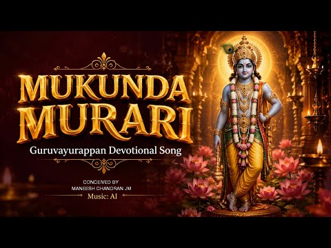 MUKUNDA MURARI | Guruvayurappan Devotional Song | ArsCortex