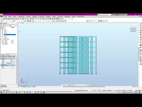 AUTODESK ROBOT 2021 - Showing Storey/Building elements in View Mode