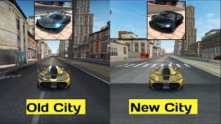 Extreme Car Driving Simulator - 2022  Old City MAP vs 2023 New City MAP screenshot 1