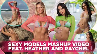 Sexy Model Mashup Video Ft Heather Raychel In Mesh Bikinis Crop Tops