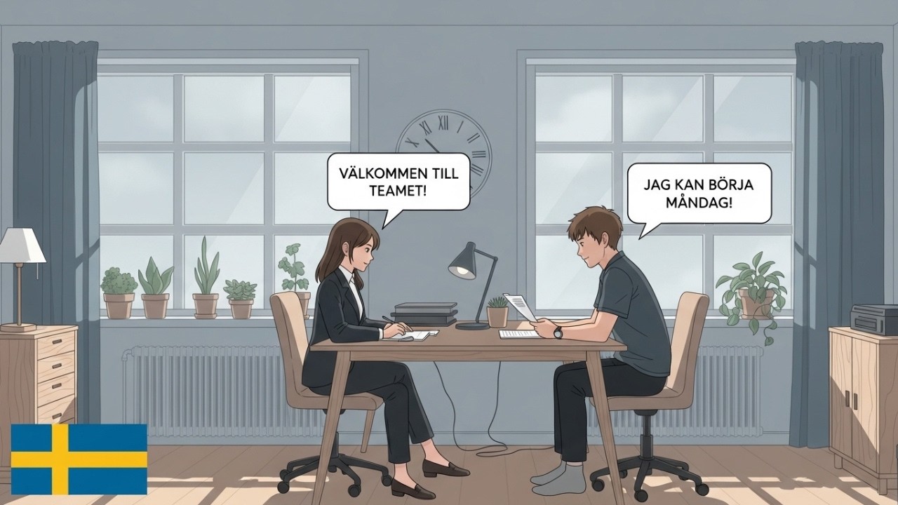 10 Real-Life Job Conversation to Learn Swedish
