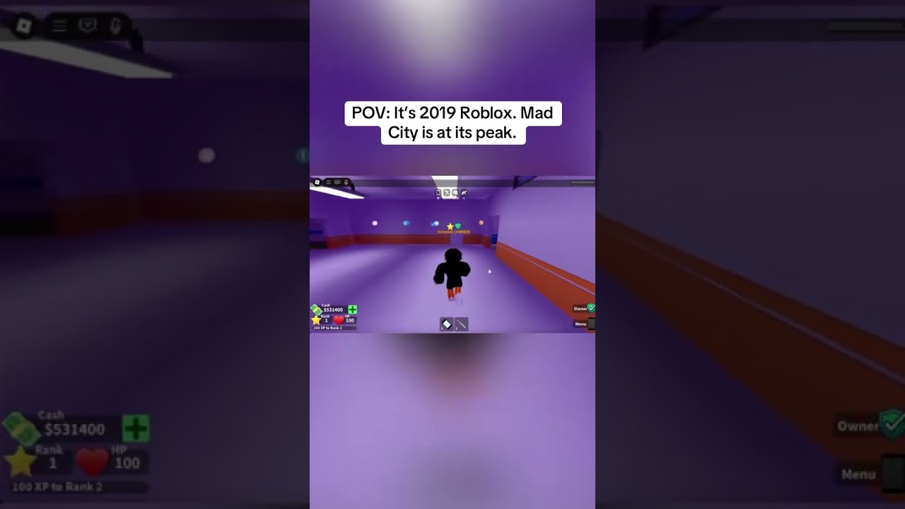 POV: It's 2019 Roblox. Mad City is at its peak. 