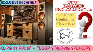 Klipsch R-820F Floor-standing Speakers | Exclusive in Chennai | Demo Available