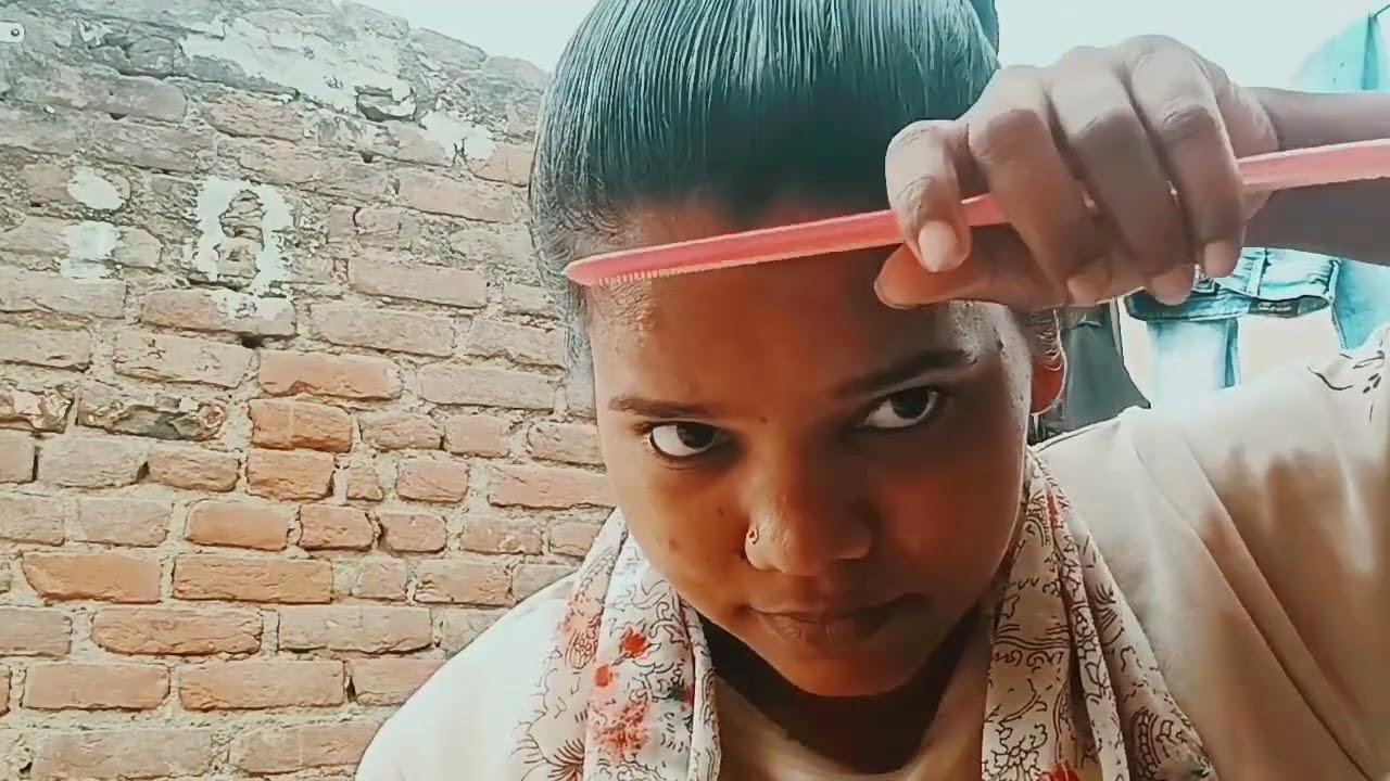 Deep Conditioning for Hair Growth✨ Heavy Oiling And tight Bun hairstyle ✨