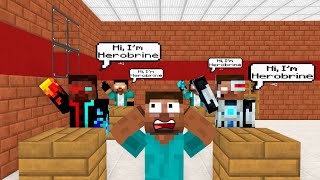 Monster School: BREWING HEROBRINE CHALLENGE - Minecraft Animation