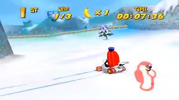 Snowflake Mountain - Diddy Kong Racing Adventure 2