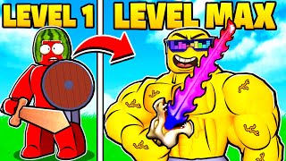 NOOB to MAX LEVEL in Weapon Forge Simulator Roblox