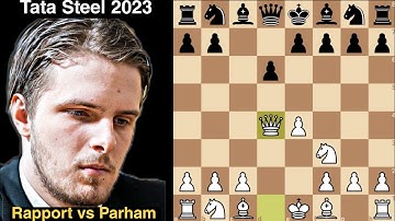 Sicilian Defense: Chekhover Variation | Rapport vs Parham | Tata Steel Masters 2023