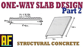 One-Way Concrete Slab Design Part 2 - Area of Tension Steel - Canadian Code
