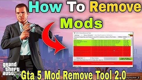 How To Remove Mods From Gta 5 | GTA V Mod Remove Tool 2.0 | Hindi