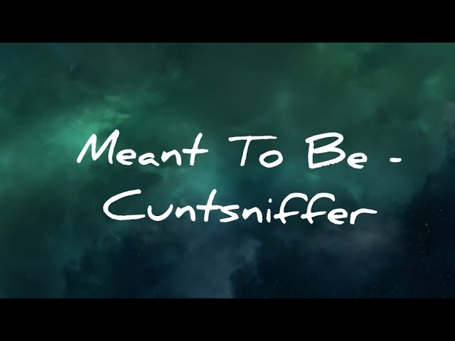 Meant to be - Cuntsniffer (Lyrics & Music)