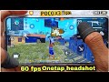 Poco x3 pro free fire gameplay test 2 finger claw handcam mp40 m1887 onetap headshot SD860 smoothaf