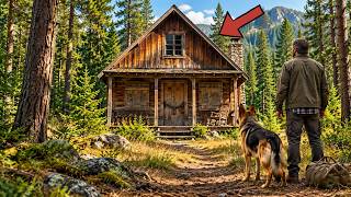 Homeless Veteran Opens Grandma’s Cabin Locked for 25 Years — His German Shepherd Discovered Somethin