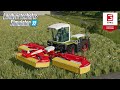 LS22 XXL Farm #19 Heuproduktion für unsere Tiere mit dem Claas Xerion