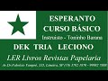 Esperanto Dek tria Leciono (décima terceira lição) #esperanto #cursoesperanto