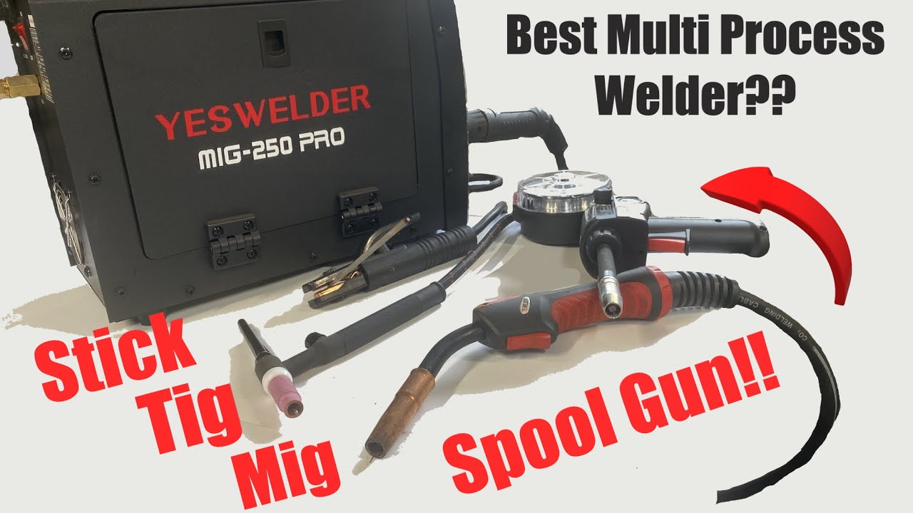 Yeswelder Mig Pro With Spool Gun Review Demo Youtube