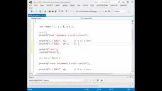 Increment Decrement Operators in C