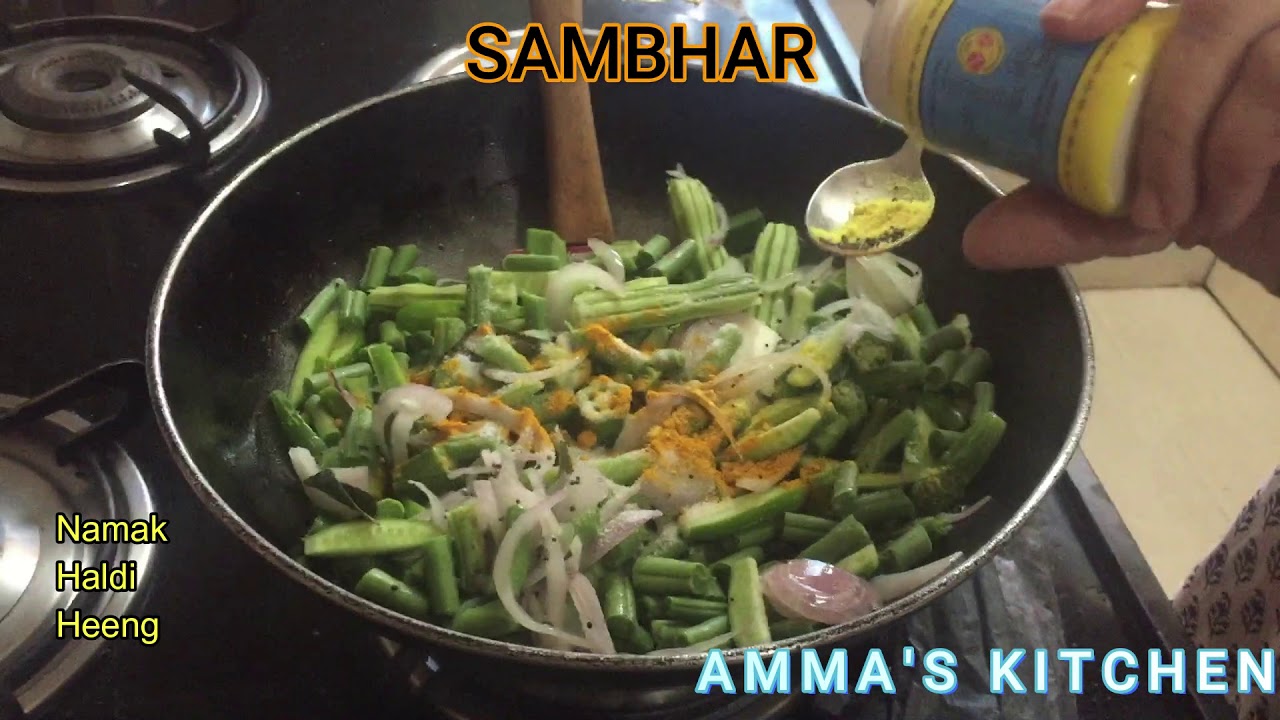 Sambhar Indian Food, Home & easy recipe - YouTube
