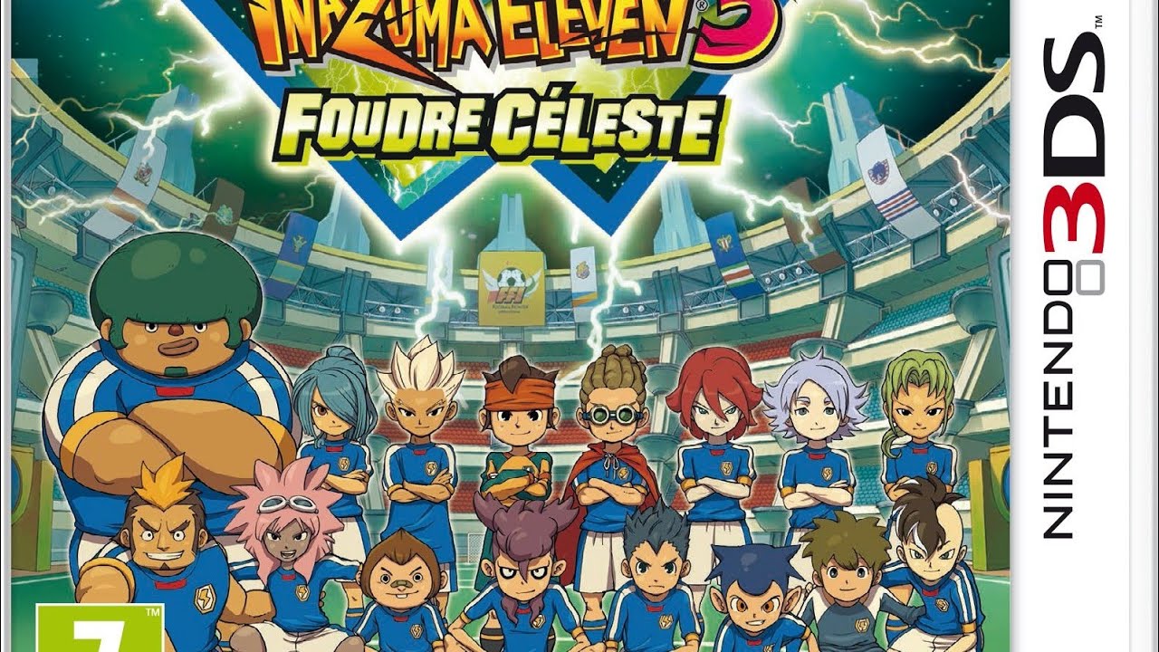 Inazuma eleven 3 foudre céleste présentation de mon équipe + petit