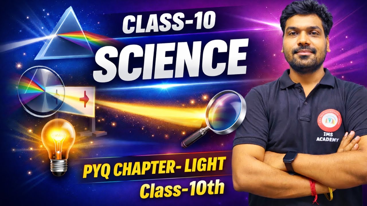 🌟Class 10th Science | Chapter – Light(Reflection & Refraction)|PYQ Questions |Board Exam Preparation