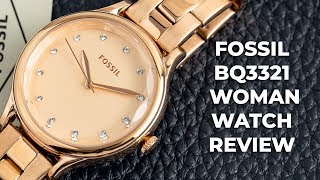 ✓✓✓ Review woman watch Fossil BQ3321 