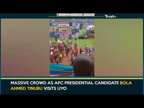 Massive Crowd As APC Presidential Candidate Bola Ahmed Tinubu Visits Uyo | TRUST TV