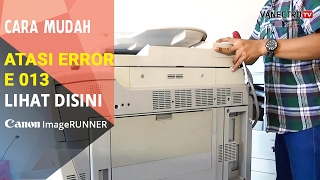IT'S SO EASY! How to Fix ERROR E 013 on a Photocopier