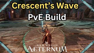 Crescents Wave Pve Build New World Aeternum With Hive Of Gorgons Gameplay